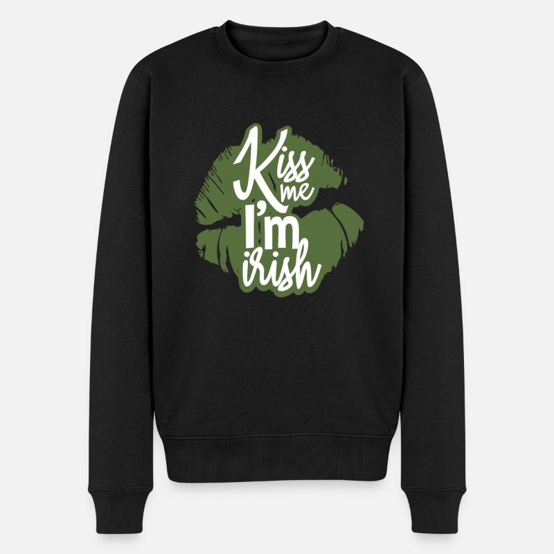 Irlandais de la Saint-Patrick - Pull Premium bio Homme - noir