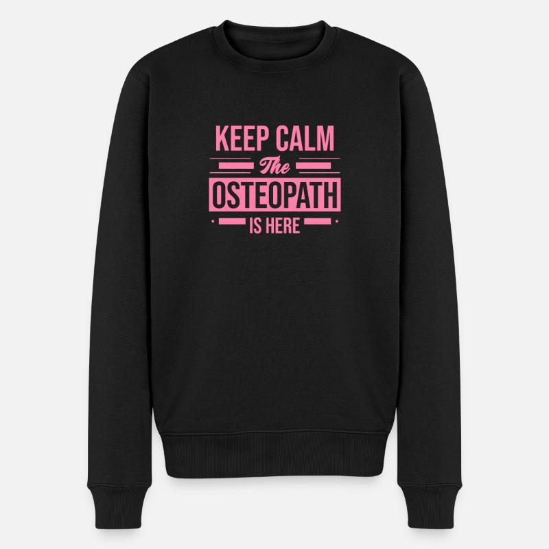 Osteopath Osteopathie - Männer Premium Bio Pullover - Schwarz