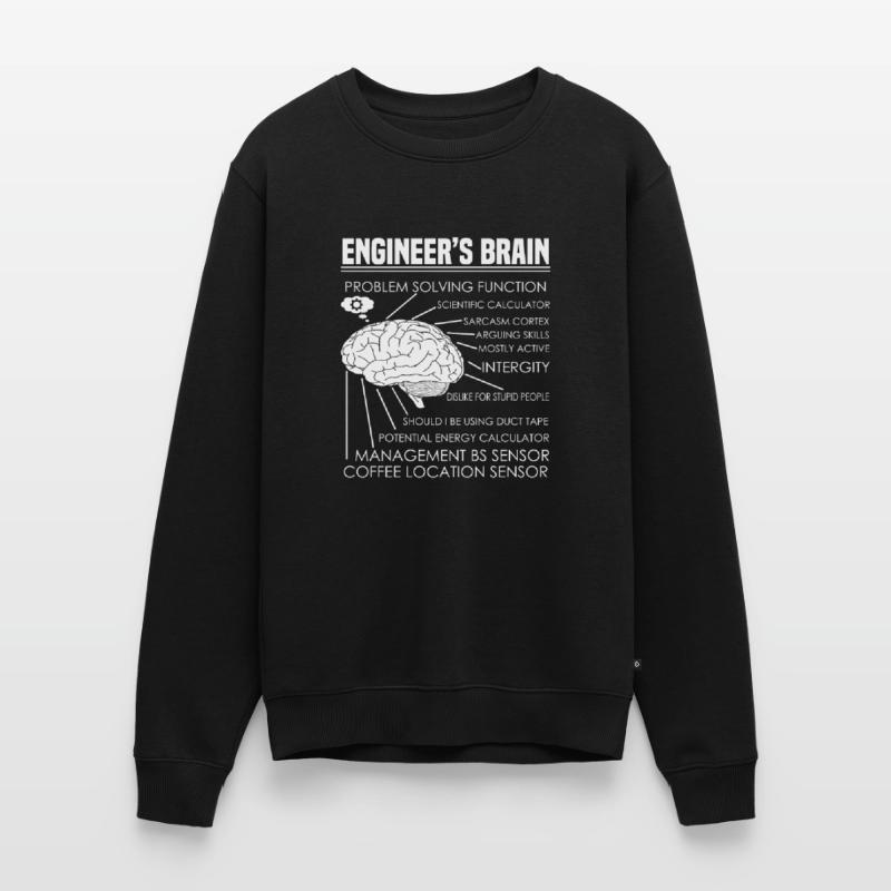 Engineer's Brain Problem Solving Männer Premium Bio Pullover