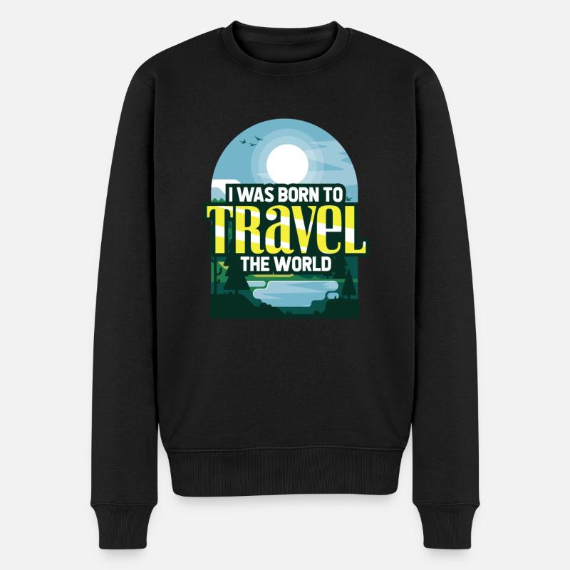 Voyage - Pull Premium bio Homme - noir