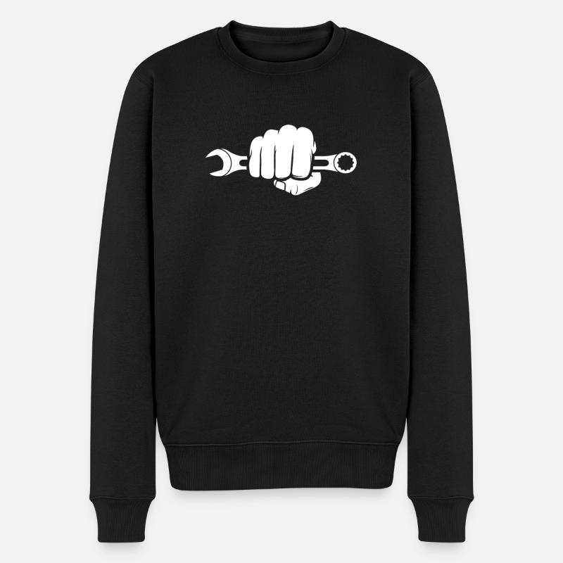 Mécanicien - Pull Premium bio Homme - noir