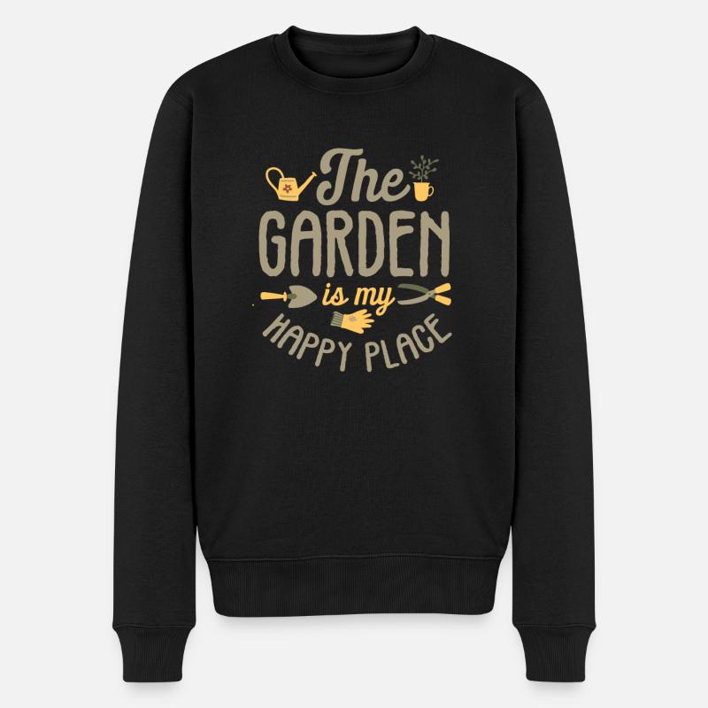 Jardinier de jardin - Pull Premium bio Homme - noir