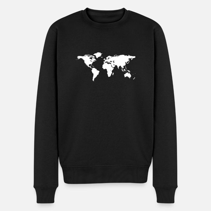 Monde monde - Pull Premium bio Homme - noir