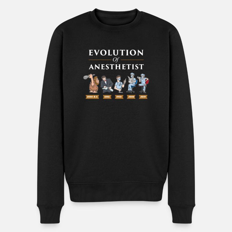 Stun développement de l'anesthésiste - Pull Premium bio Homme - noir
