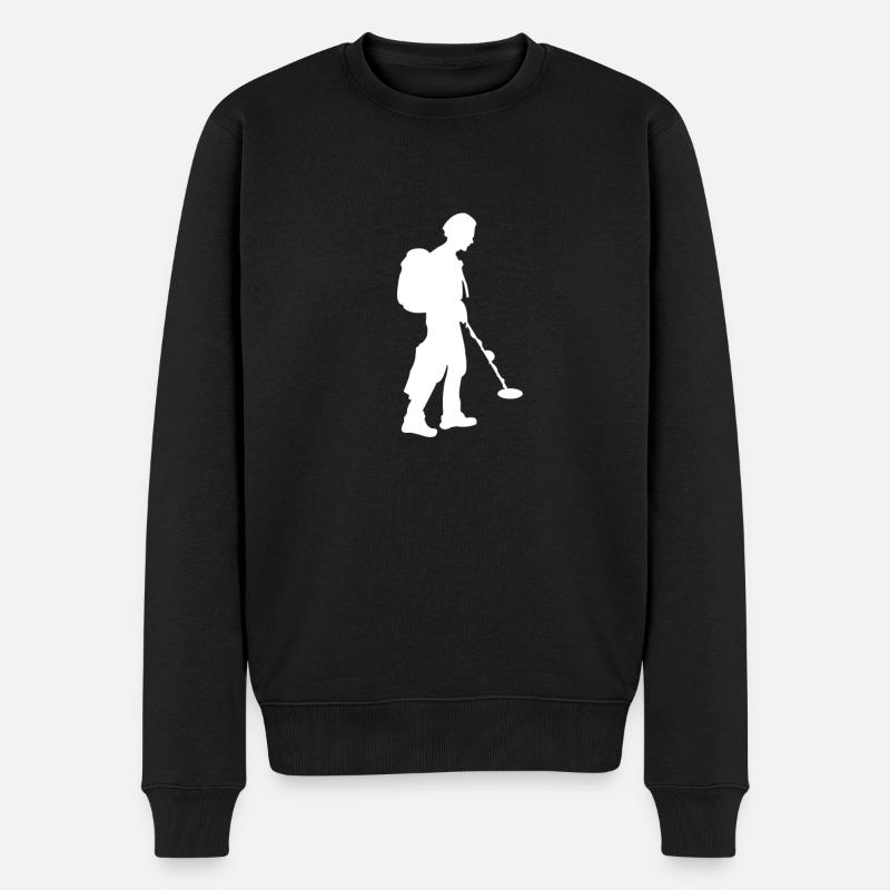 Détecteur de métaux - Pull Premium bio Homme - noir