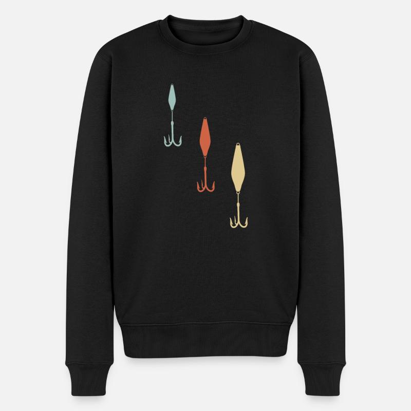Hameçon de pêche - Pull Premium bio Homme - noir