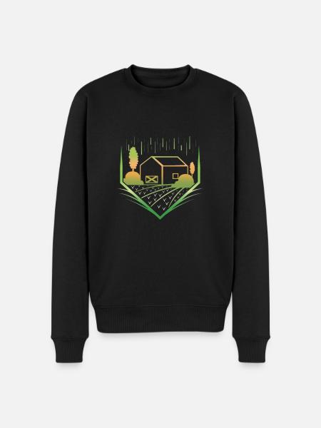 Farm farm - Men's Premium Organic Jumper - black
