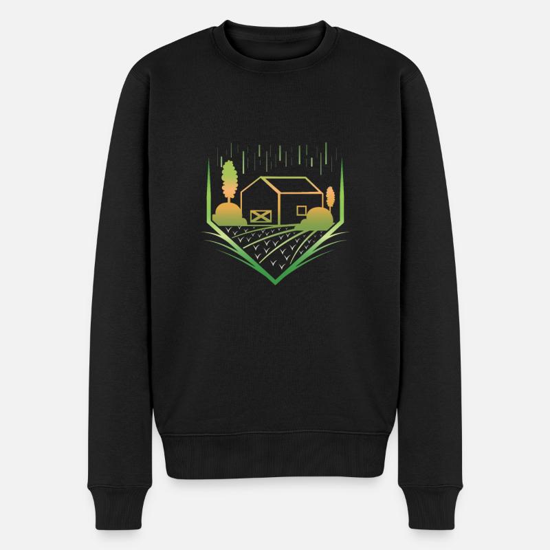 Ferme ferme - Pull Premium bio Homme - noir