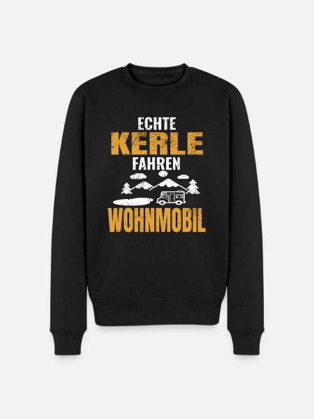 Wohnmobil - Männer Premium Bio Pullover - Schwarz