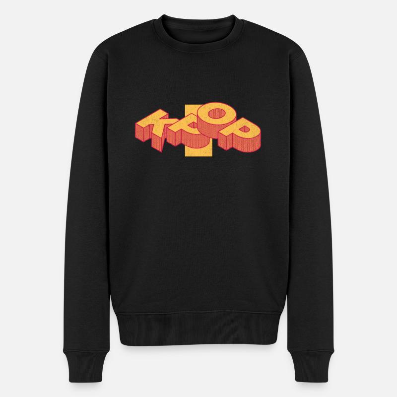 kpop - Pull Premium bio Homme - noir