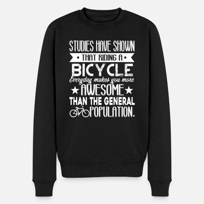 Faire du vélo - Pull Premium bio Homme - noir