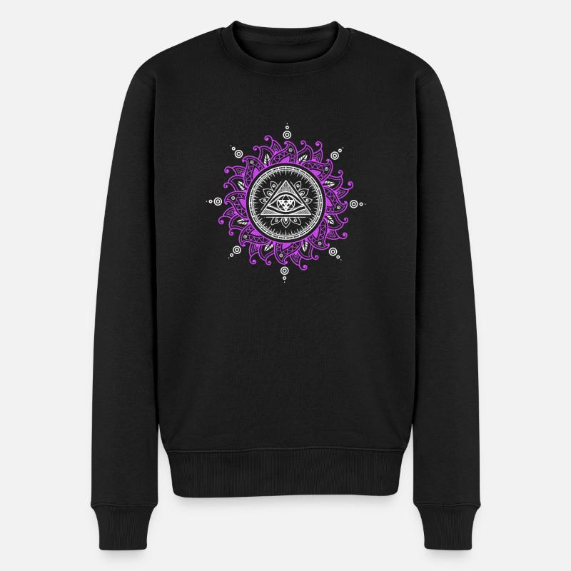Troisième oeil - Pull Premium bio Homme - noir