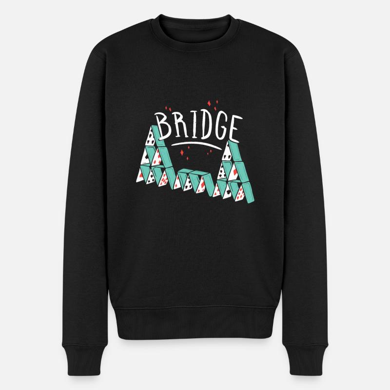 T-shirt Bridge Bridge - Pull Premium bio Homme - noir