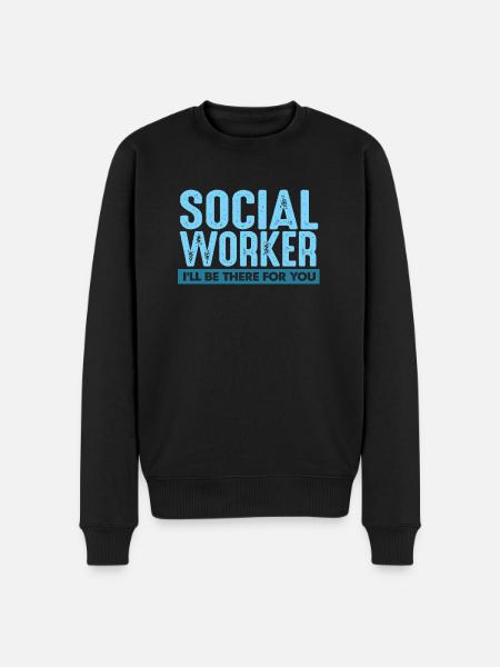 Social worker - Men's Premium Organic Jumper - black