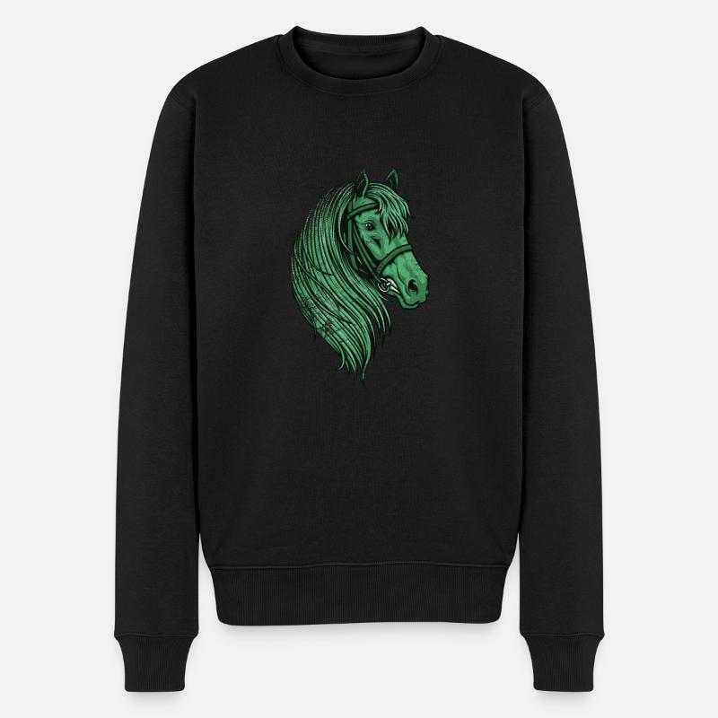 cheval - Pull Premium bio Homme - noir