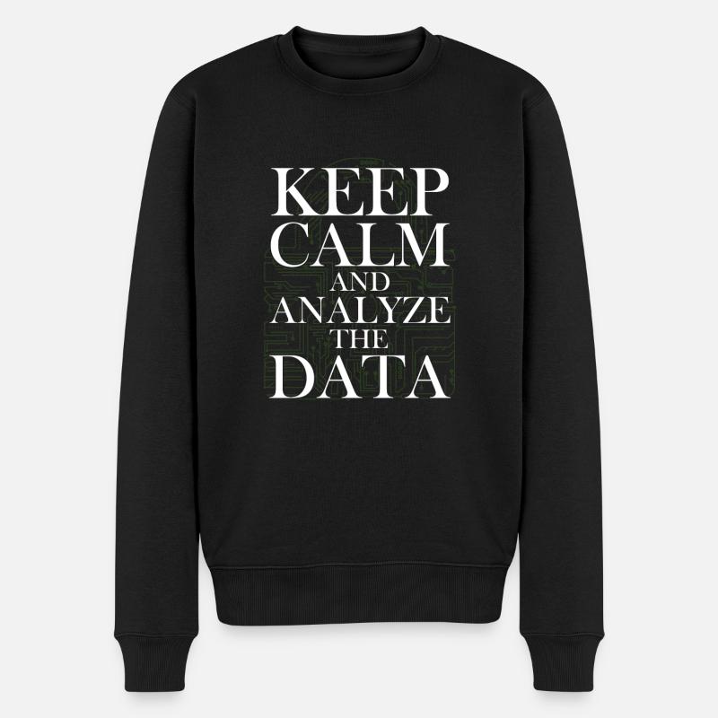 Programming Decipher Programmer Computer - Men's Premium Organic Jumper - black