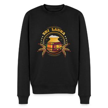 Sri Lanka Insel - Männer Premium Bio Pullover - Schwarz - Vorne - Nico (187cm)