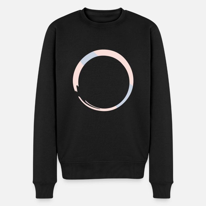 enso spiritualität zen buddhismus - Männer Premium Bio Pullover - Schwarz