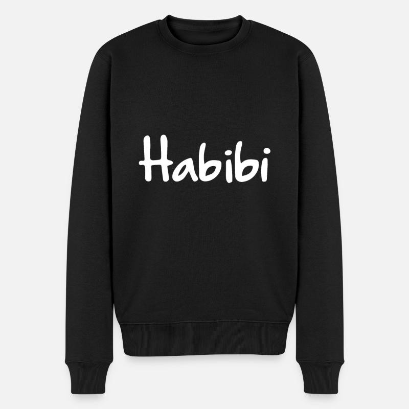 Habibi - Männer Premium Bio Pullover - Schwarz