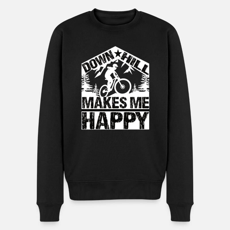 Descente descente vtt descente vtt - Pull Premium bio Homme - noir
