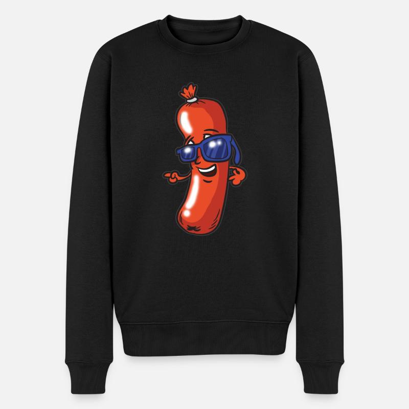 Sucuk Wurst - Männer Premium Bio Pullover - Schwarz