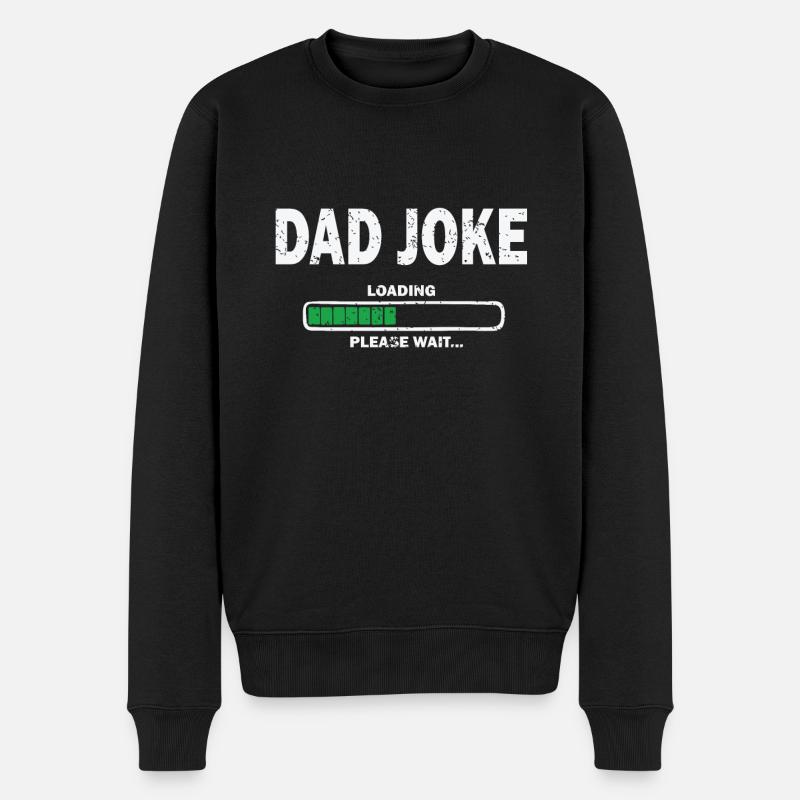 Papa Blague Chargement - Pull Premium bio Homme - noir