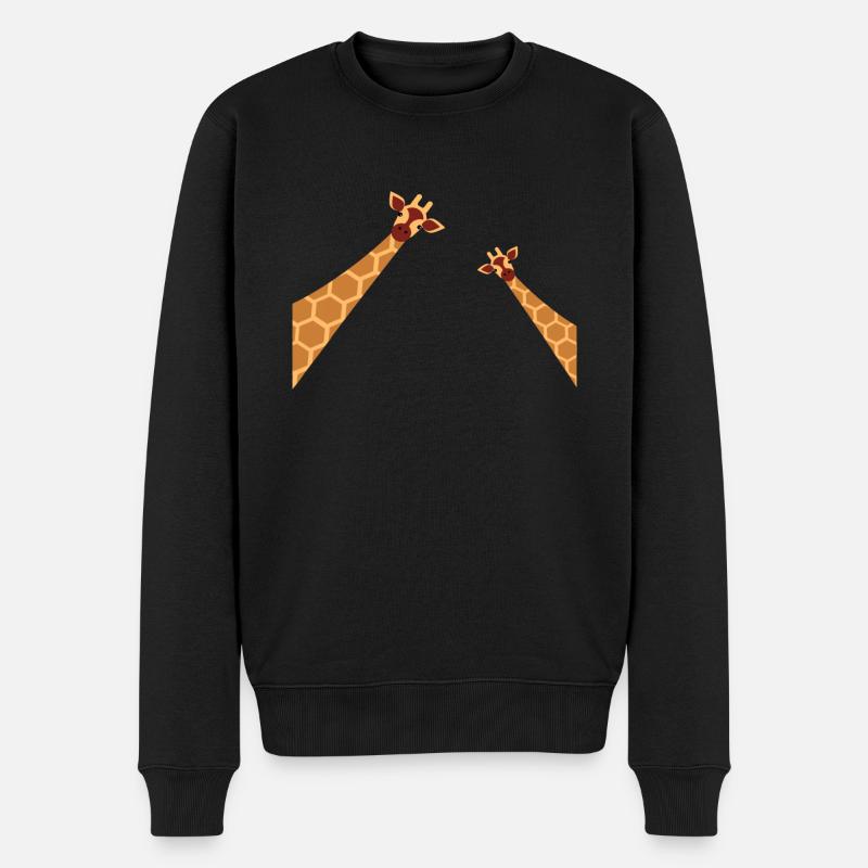 girafe - Pull Premium bio Homme - noir