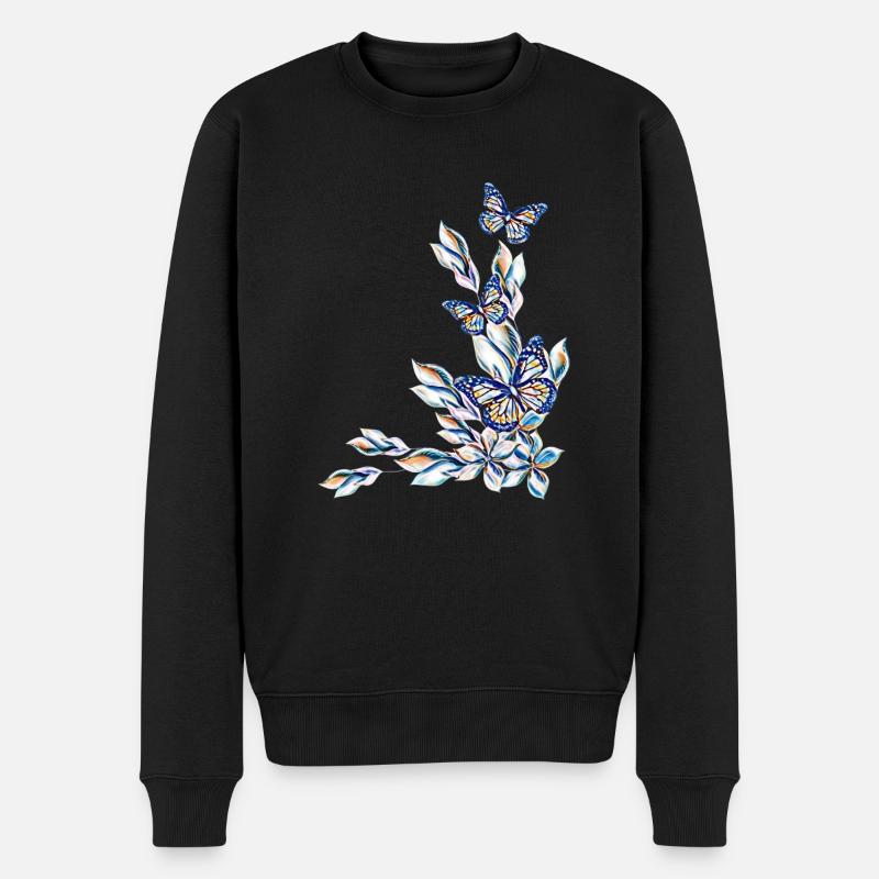 Papillons - Pull Premium bio Homme - noir