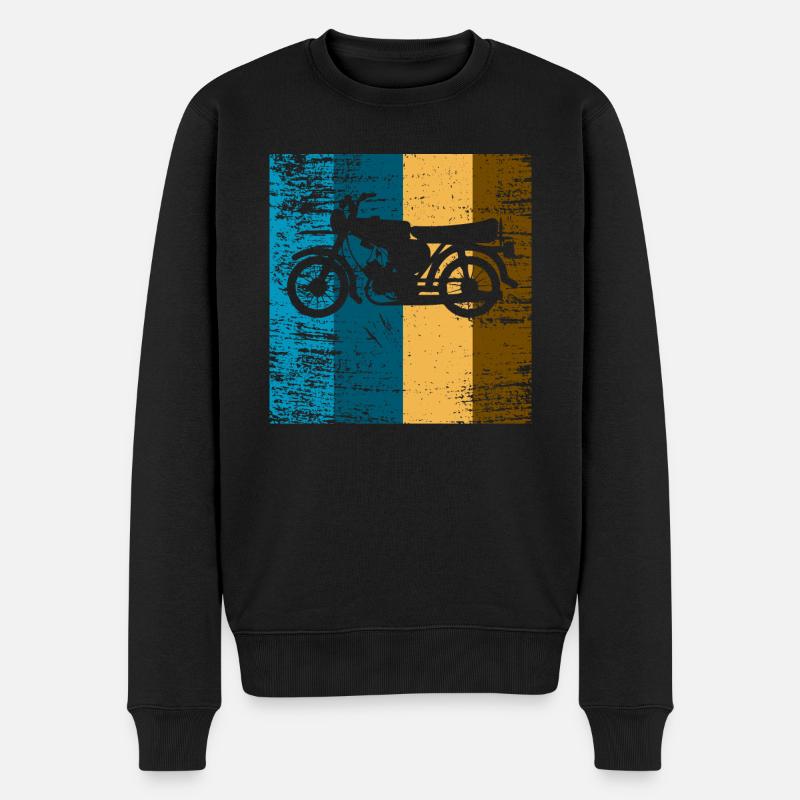 Cyclomoteur Simson S51 - Pull Premium bio Homme - noir