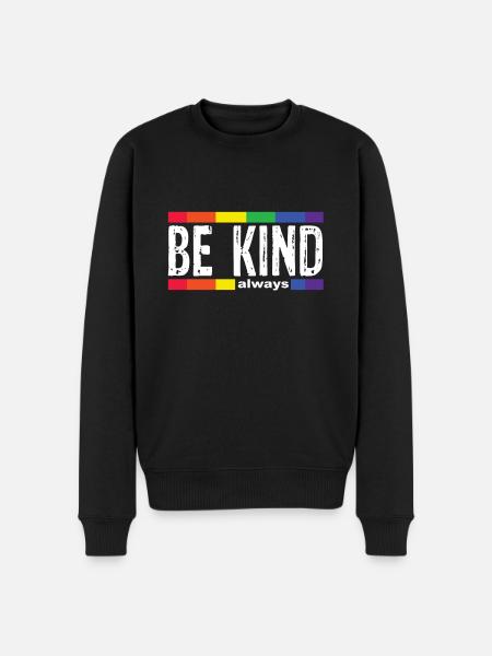 Be child - Men's Premium Organic Jumper - black