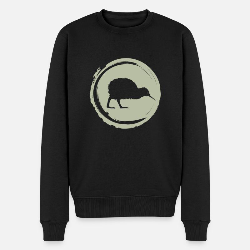 Kiwi de Nouvelle-Zélande - Pull Premium bio Homme - noir