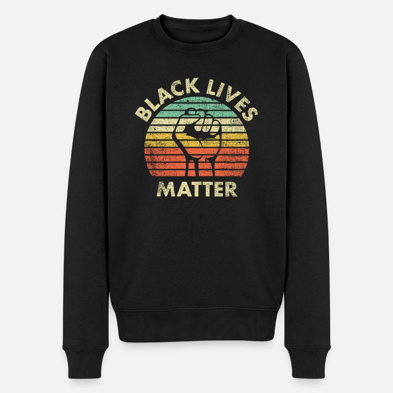 Black Lives Matter - Pull Premium bio Homme - noir