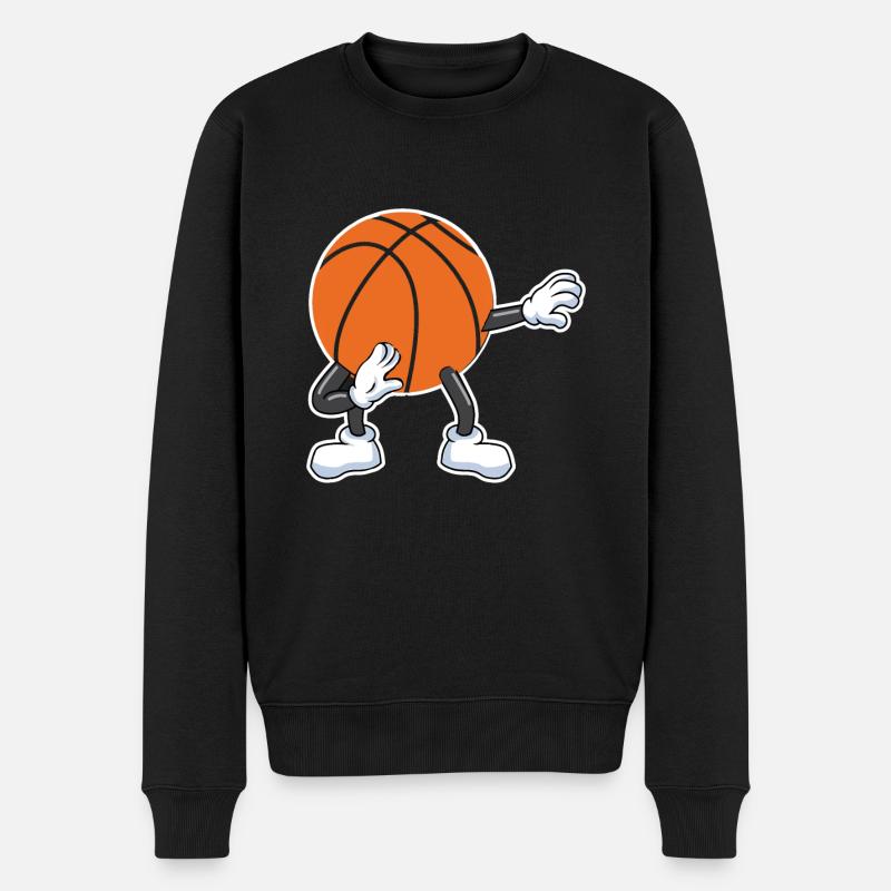 Basket-ball - Pull Premium bio Homme - noir