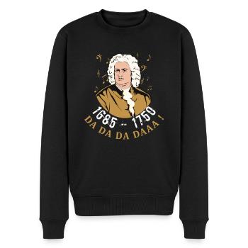 Johann Sebastian Bach - Pull Premium bio Homme - noir - Devant - Nico (187cm)