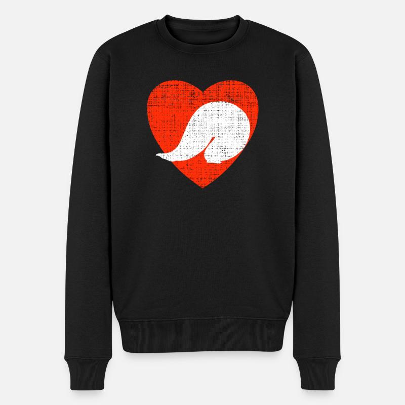 Coeur pour les sangsues - Pull Premium bio Homme - noir