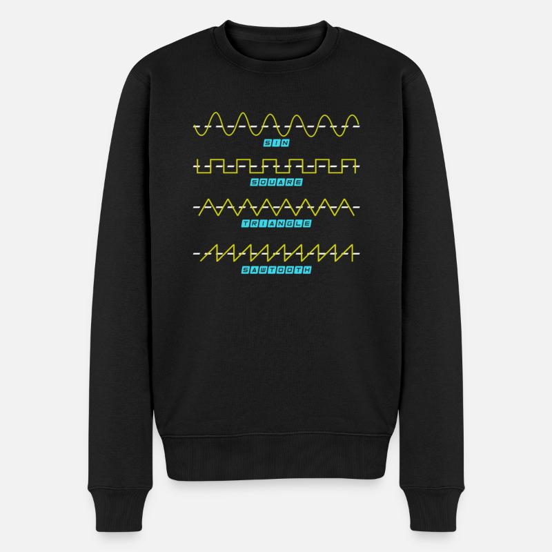 Physik Nerd - Männer Premium Bio Pullover - Schwarz