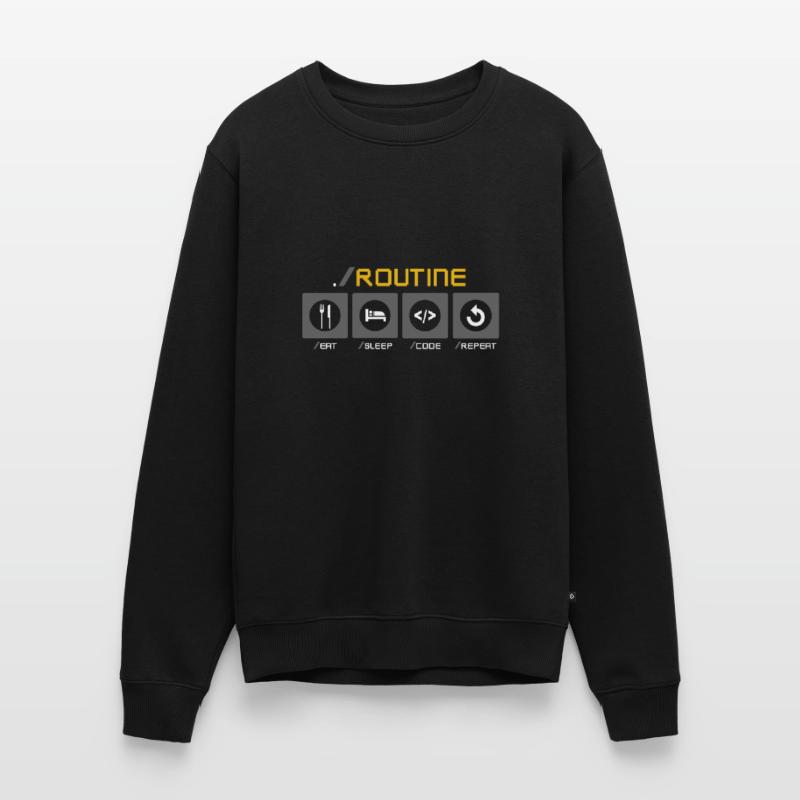 Eat Sleep Code Repeat IT routine Pull Premium bio Homme