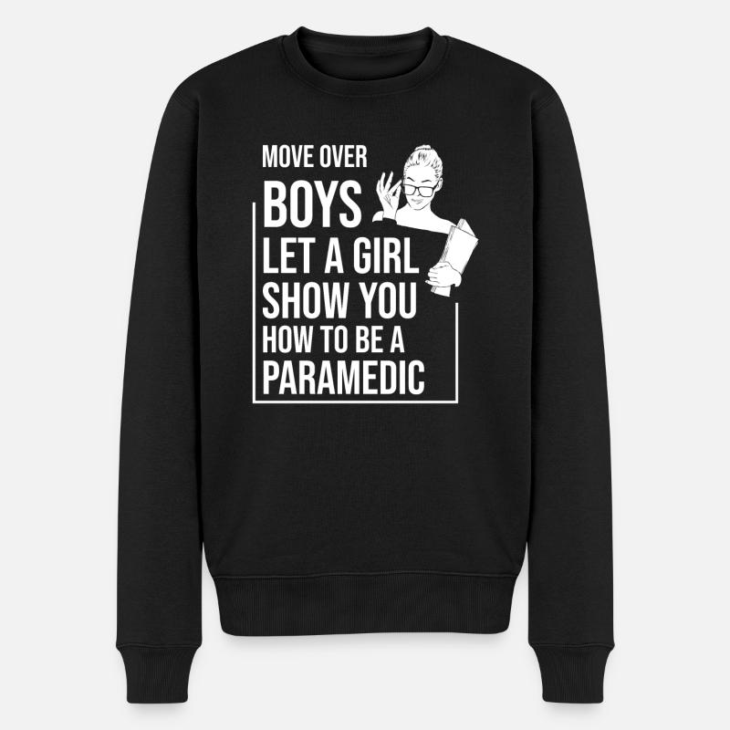 Technicien médical d'urgence paramédical - Pull Premium bio Homme - noir