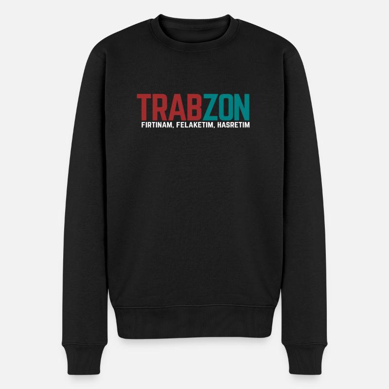Trabzon - Pull Premium bio Homme - noir