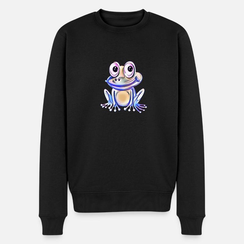 grenouille - Pull Premium bio Homme - noir