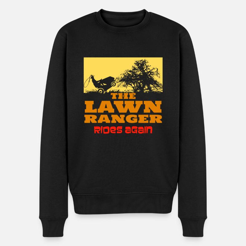 Pelouse Ranger - Pull Premium bio Homme - noir