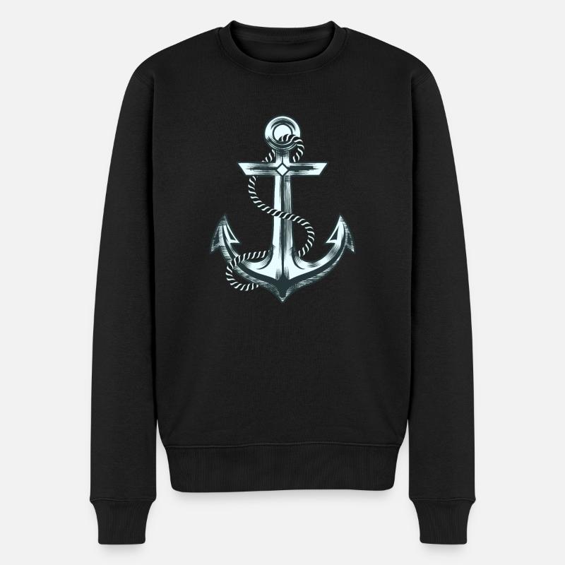 Voilier d'ancre - Pull Premium bio Homme - noir