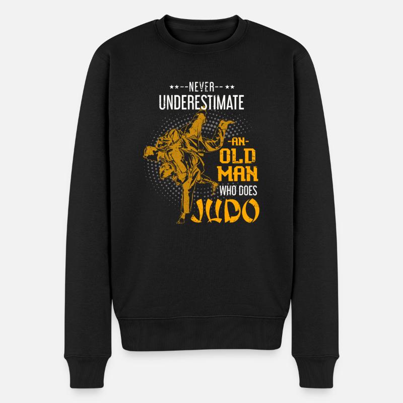 Retraités de judo - Pull Premium bio Homme - noir