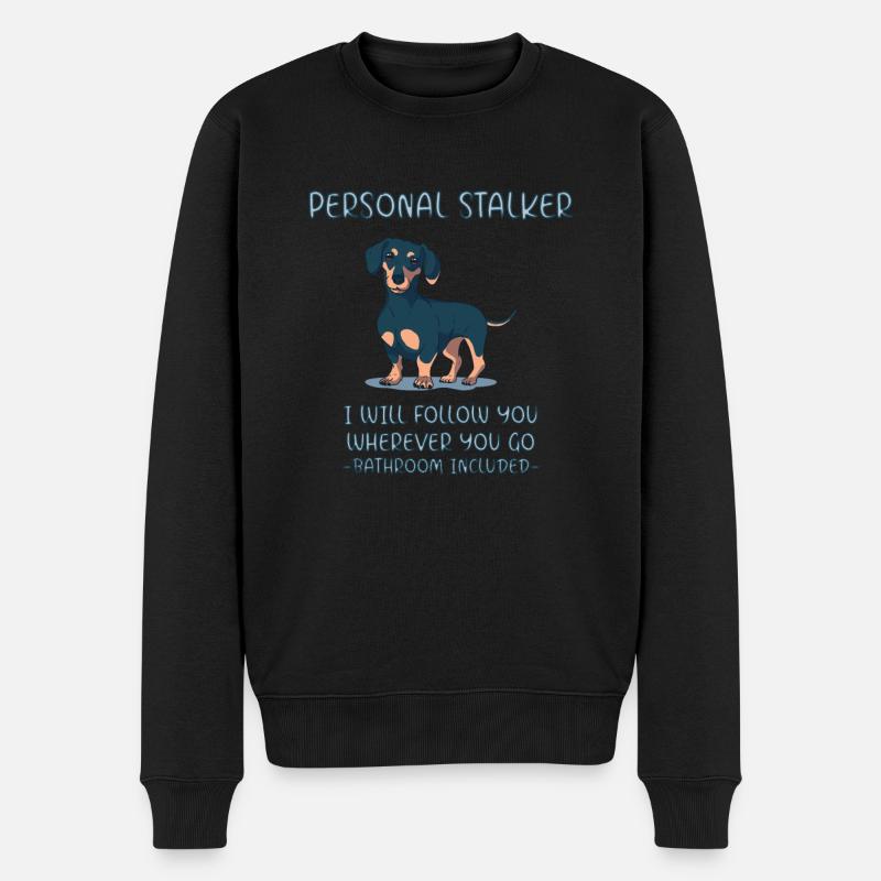 Teckel Personal Stalker Teckel - Pull Premium bio Homme - noir