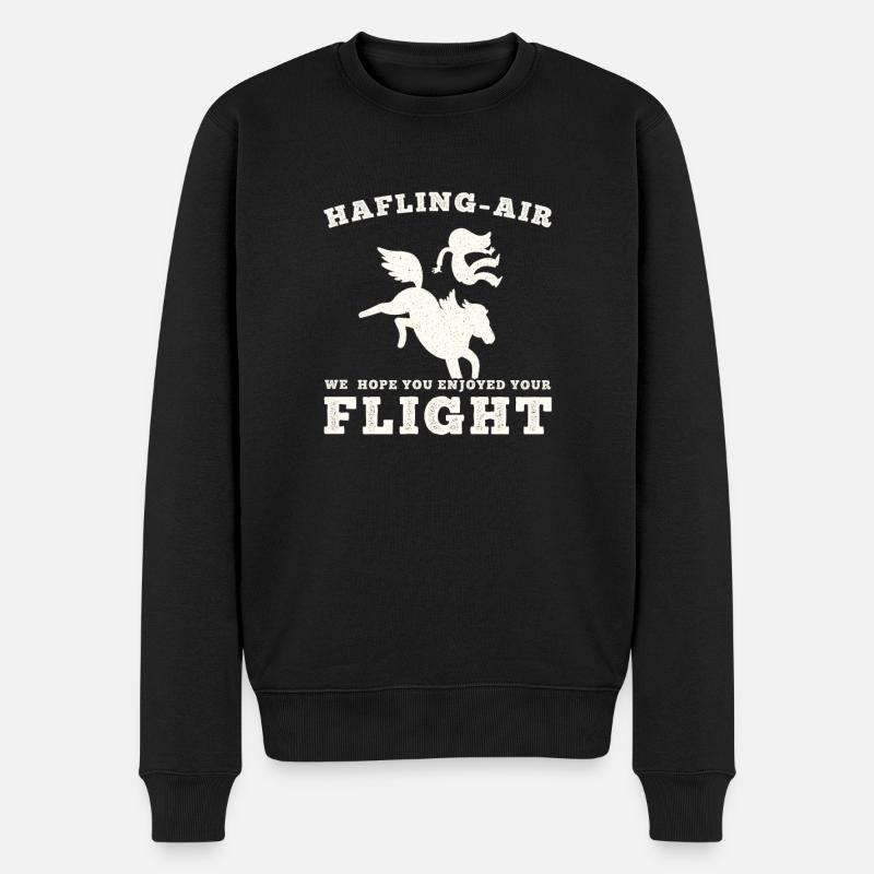 Cheval Haflinger - Pull Premium bio Homme - noir