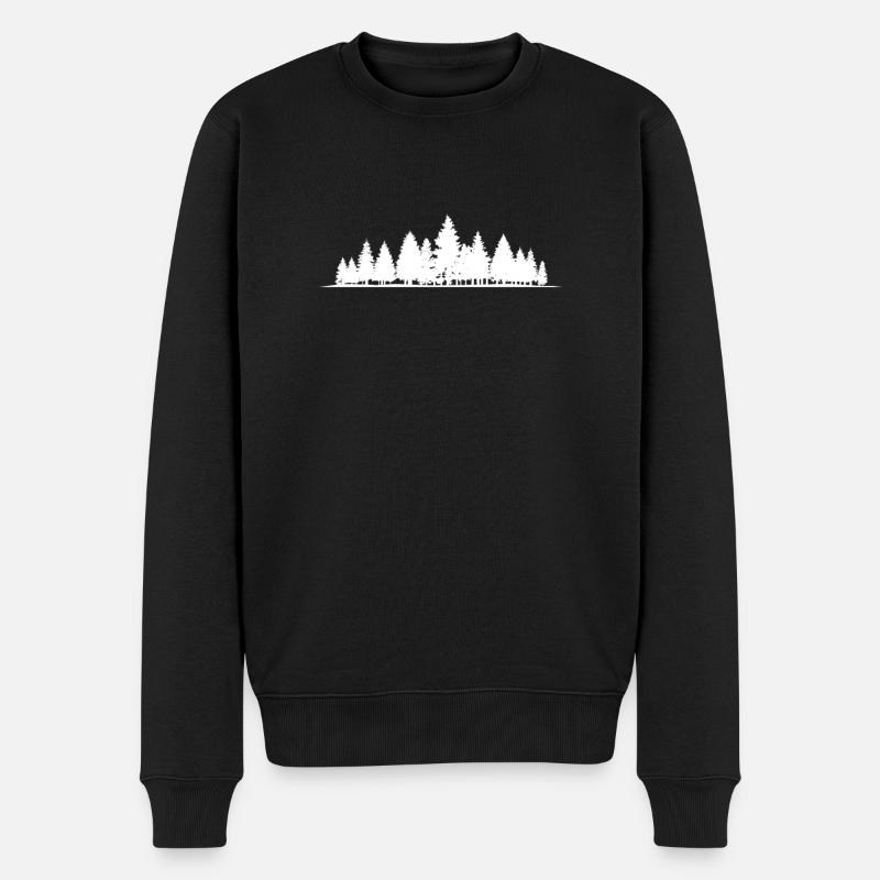 Schwarzwald - Männer Premium Bio Pullover - Schwarz