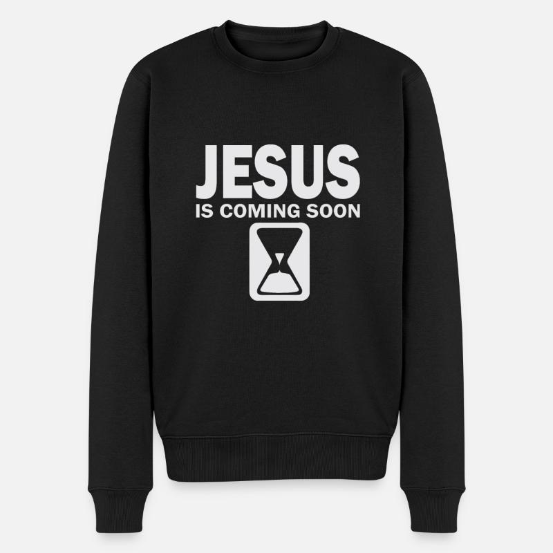 Jésus - Pull Premium bio Homme - noir