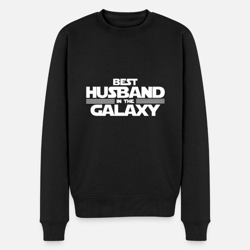 Meilleur mari dans la galaxie - Pull Premium bio Homme - noir