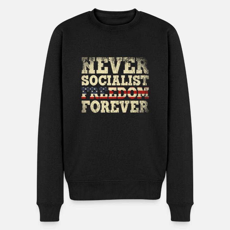 Communisme socialisme - Pull Premium bio Homme - noir