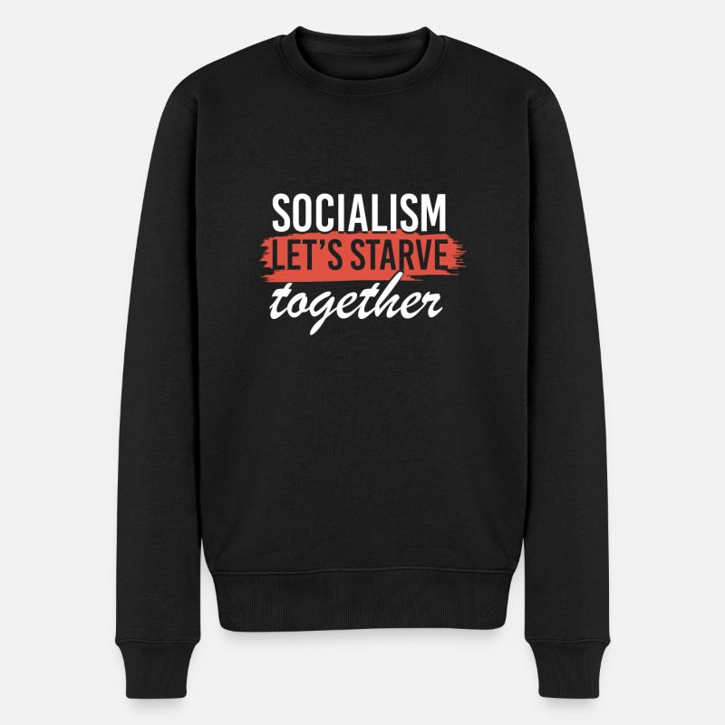 Communisme Anticommuniste - Pull Premium bio Homme - noir